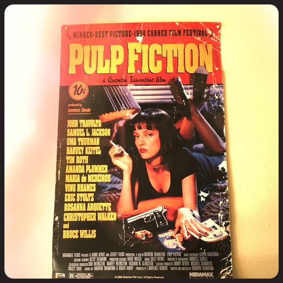 Pulp fiction poster