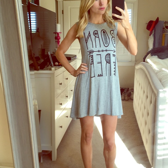 "Born Free" Tank cotton/jersey dress