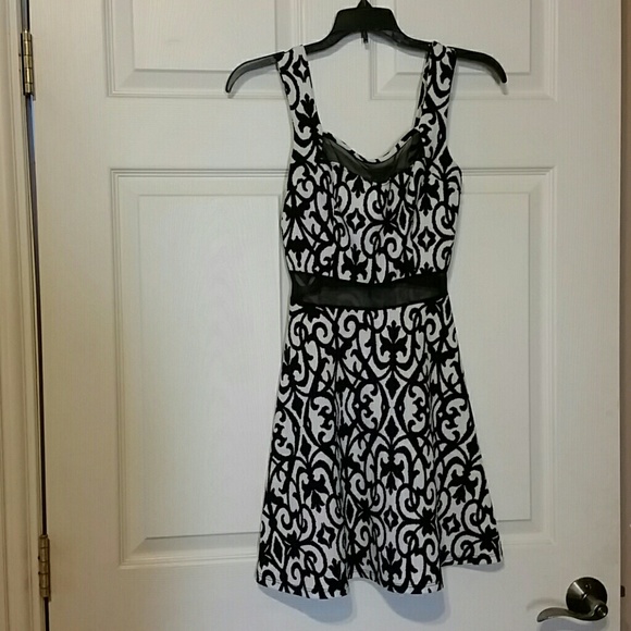 Black and white dress