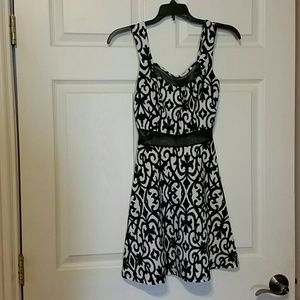 Black and white dress