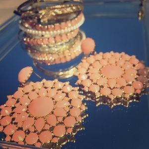 Earrings with bangles