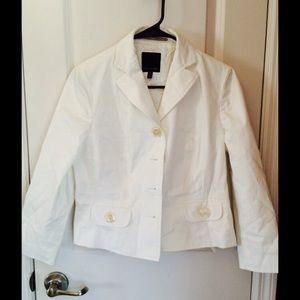 The Limited white jacket