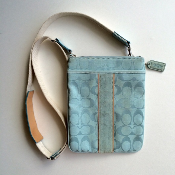 Blue Coach Crossbody Bag