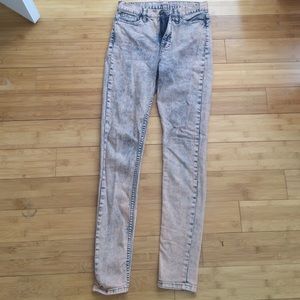 BDG Peach acid wash high waisted jeans