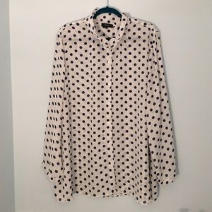 ASOS New Look Polka Dot chiffon blouse