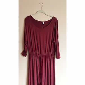 Burgundy Maxi Dress