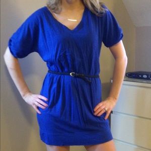 Blue tshirt dress
