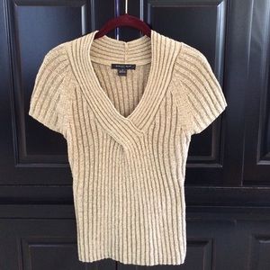 August Silk woven tee