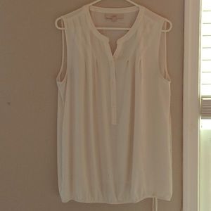 LOFT Cream top