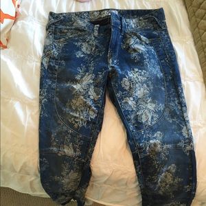 Free People Floral Jean