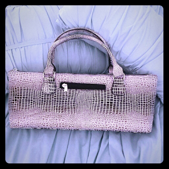 Brand New Faux Crocodile Purse / Wine Bottle Tote