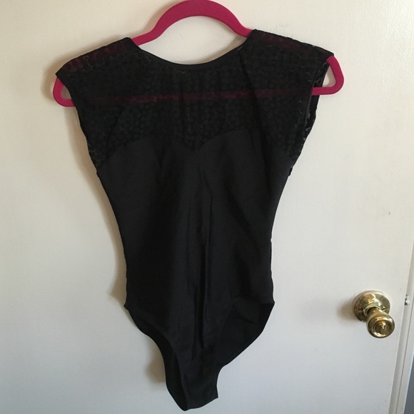 Black American apparel body suit