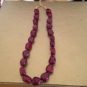KJL Ruby Red necklace