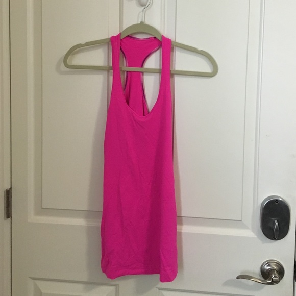 Neon Lululemon tank