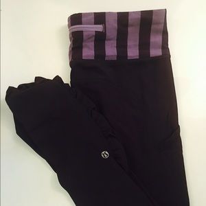 Lululemon speedtights purple size 6