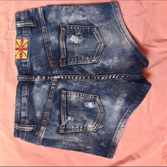 American flag High Waisted Shorts - Picture 2 of 2