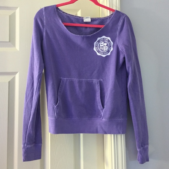 Pink long sleeve sweatshirt
