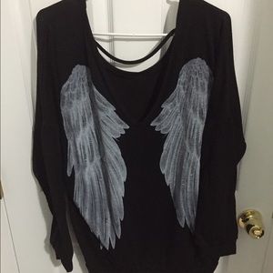 Torrid crew lightweight with wings on back