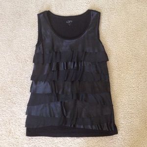 LOFT Ruffle Tank