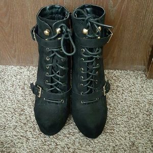 Lace up heels
