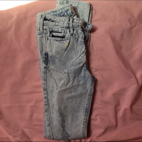 Acid washed hollister jeans