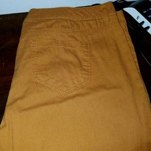 Mustard colored jeans