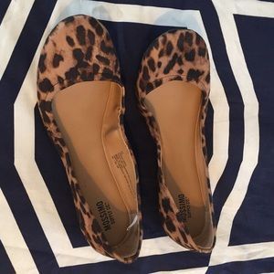 Cheetah print flats