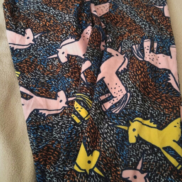 LulaRoe OS leggings, unicorns