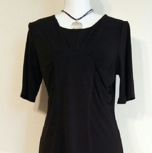 NWT Black  top 95% polyester and 5% spandex