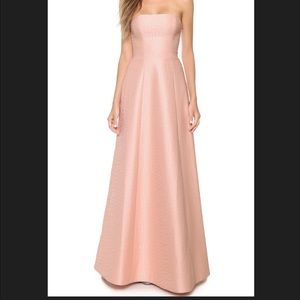 Never worn! Halston Heritage pink jacquard gown