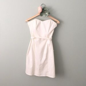 NWT H&M White strapless Dress