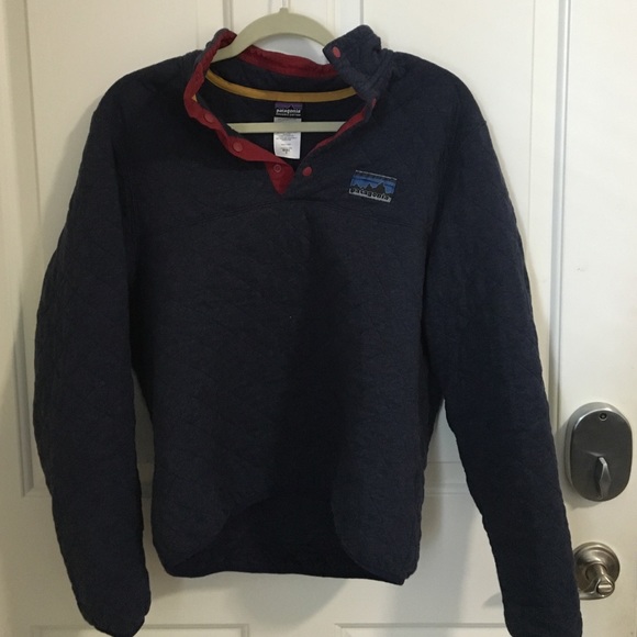 Patagonia quilted snap t pullover