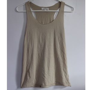 Beige Racer-back Tank