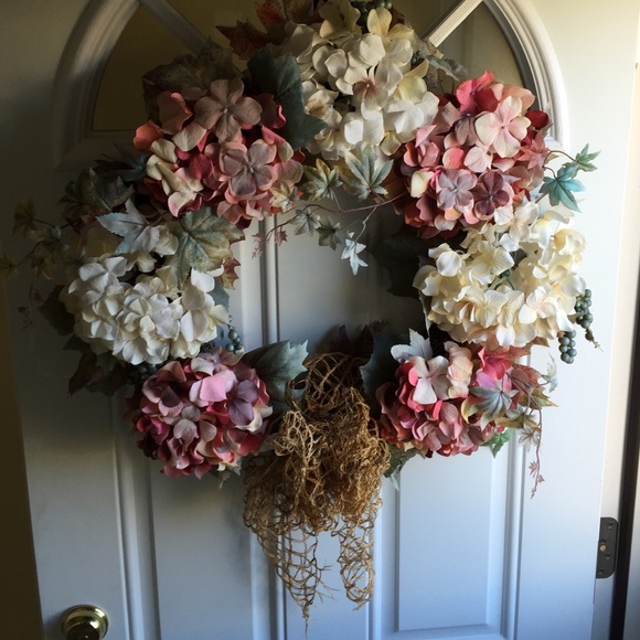 Used door wreath