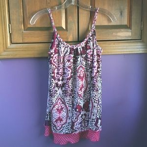 Paisley Print Tank Top
