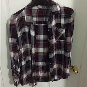 Plaid button up