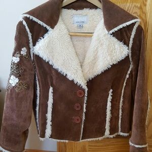 Ladies Suede Leather Jacket