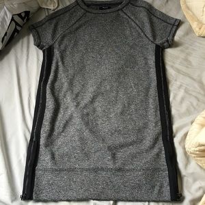 Gray Madewell t-shirt dress.