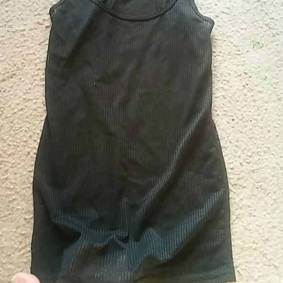 See through sports tank top