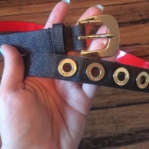 Michael Kors synthetic leather belt