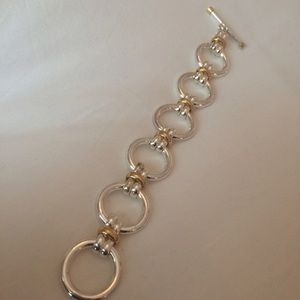 Ralph Lauren two tone toggle bracelet