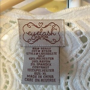 Womens eyelash cardigan