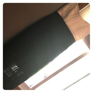 Strapless black and white dress. Never been worn