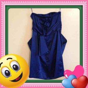 Royal blue dress mini strapless Brand New❤️