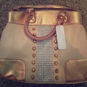 Rose gold purse