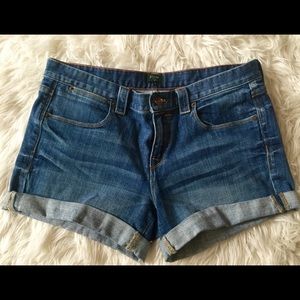 Denim shorts