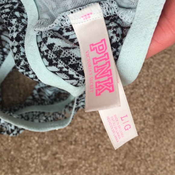 NWOT lace pattern PINK bra - Picture 4 of 4