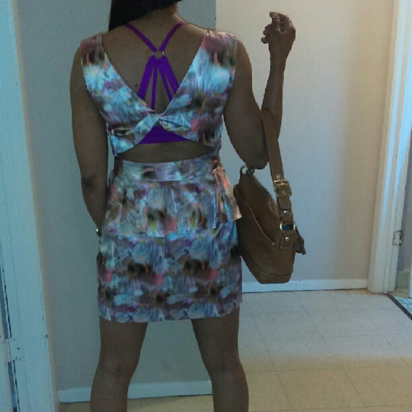 Pastel Spring, Summer or anything Peplum Dress - Picture 4 of 4