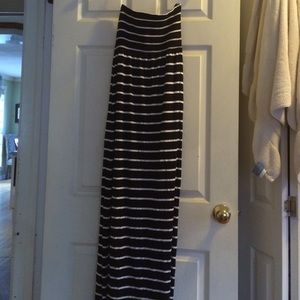 Black & White Stripe halter dress