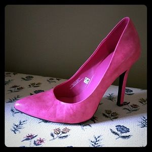 Hot pink heels
